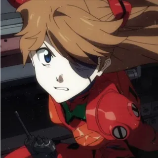 😠 Asuka Langley Soryu Neon Genesis Evangelion アニメ, エヴァンゲリオン, アスカラングレー, アスカラングレー惣流, キャラクター, アニメガール telegram sticker