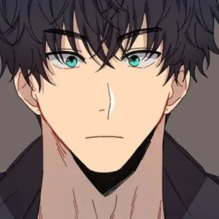 🌟 Anime, Manga, Personaggio, Maschio, Ritratto, Cartone animato telegram sticker