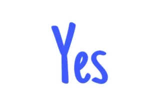🇬🇧 Yes Ya, Setuju, Positif, Konfirmasi, Afirmatif whatsapp sticker