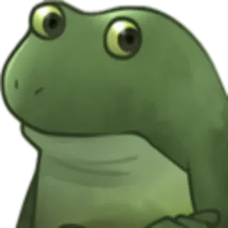 😐 Frosch, grün, Amphibie, Tier, Natur, niedlich whatsapp sticker