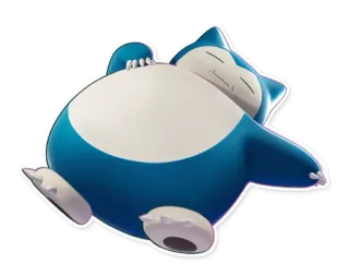🛡 Snorlax Pokémon, Ronflex, Dessin animé, Jeu vidéo telegram sticker