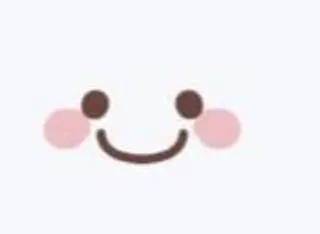 ➰ cute, face, happy, kawaii, smile telegram sticker