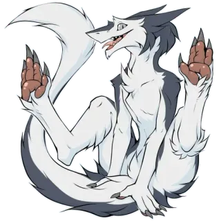 🐾 Avali Starbound telegram sticker