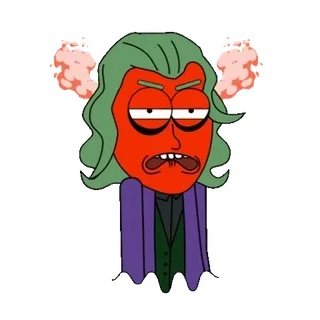 🤬 Kartun, Marah, Karakter, Lucu, Merah telegram sticker
