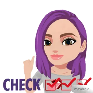 MayDroid - Boomoji @wastick_maydroid telegram stickers