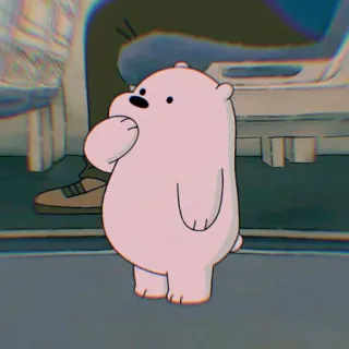 ❄️ Ice Bear We Bare Bears Ice Bear, We Bare Bears, Kartun, Beruang, Lucu, Animasi whatsapp sticker