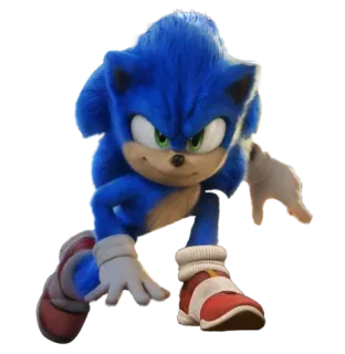🦔 Sonic the Hedgehog Соник, ёж, синий, скорость, мультяшный персонаж, видеоигра, фильм telegram sticker