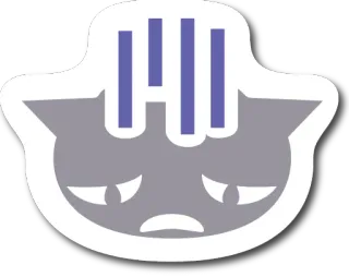 😞 kucing, sedih, ikon, stiker, emoji telegram sticker