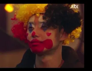 🤡 клоун, макияж, костюм, портрет, аквагрим telegram sticker