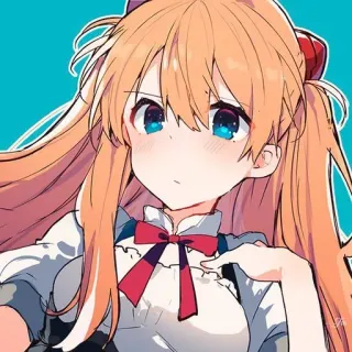 💗 アニメ, 女の子, 漫画, かわいい, 可愛い, ポートレート, キャラクター, デジタルアート whatsapp sticker