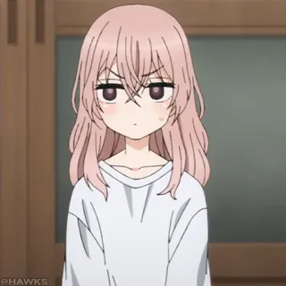 🎀 Anime, Gadis, Karakter, Imut, Rambut Pink telegram sticker