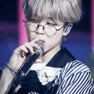 〰 Jimin K-pop, singer, Jimin, BTS telegram sticker