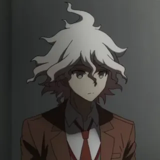 😕 Nagito Komaeda Danganronpa anime, character, Danganronpa, Nagito Komaeda telegram sticker
