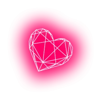 ❤️ Herz, Liebe, Geometrisch, Rosa, Valentinstag, Grafik whatsapp sticker