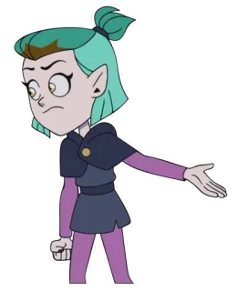 😠 Amity Blight The Owl House การ์ตูน, The Owl House, อมิตี้ ไบลท์, อนิเมชั่น telegram sticker