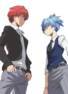 👥 อนิเมะ, มังงะ, ตัวละคร, ภาพเหมือน, ภาพประกอบ telegram sticker