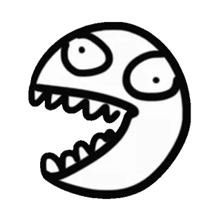 ⭐ Meme, Trollface, Internet, Humor, Comic, Rageface whatsapp sticker
