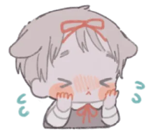 🎀 kawaii, imut, chibi, kartun, anime, stiker, manga, karakter telegram sticker