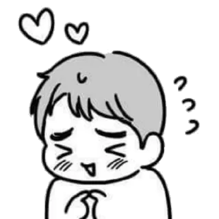 🥰 love, cute, cartoon, hearts, affection telegram sticker