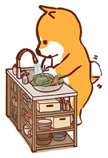 A HomeShiba @moe_sticker_bot telegram stickers