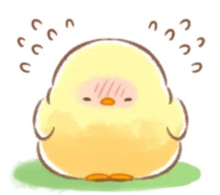 🤩 pollito, mono, pájaro, animal, kawaii, amarillo whatsapp sticker