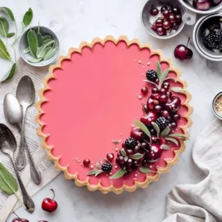 🍰 herb, Kirsche, Dessert, Brombeere, Kuchen, Essen, Backen whatsapp sticker
