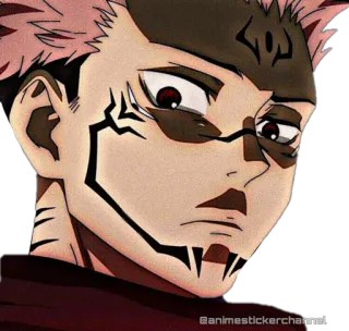 😒 Itadori Yuji Jujutsu Kaisen Anime, Jujutsu Kaisen, Itadori Yuji, Sticker, Manga, Charakter telegram sticker