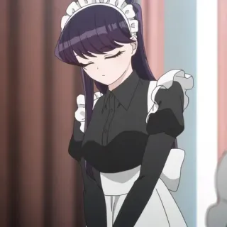 🪁 Komi Shouko Komi Can't Communicate Anime, Maid, Fofo, Kawaii, Komi Can't Communicate, Komi Shouko telegram sticker
