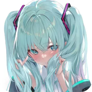 Miku.  @prosto1942 telegram stickers