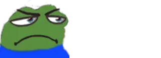 😐 Pepe, żaba, mem internetowy, reakcja, mem, naklejka telegram sticker
