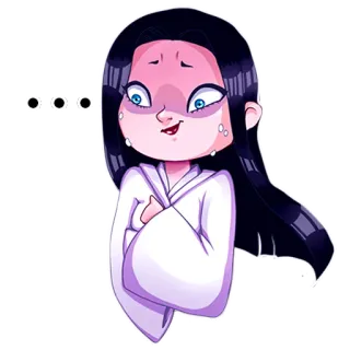 😨 ... Dibujo animado, Personaje, Ilustración, Lindo, Kawaii whatsapp sticker