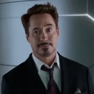😎 Tony Stark 남자, 정장, 아이언맨, 마블, 인물 사진 telegram sticker