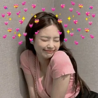❤️ Jennie kpop, hearts, cute, idol, jennie, blackpink telegram sticker
