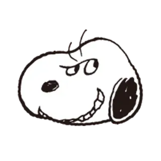 🐧 Snoopy スヌーピー, 漫画, キャラクター, ピーナッツ, 犬 telegram sticker