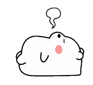 Chubby White Bear || @GreySunders telegram stickers