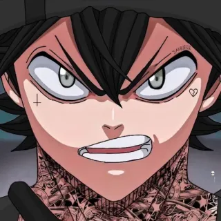 Badass Anime By @sad_sensei & @qewertyy telegram stickers