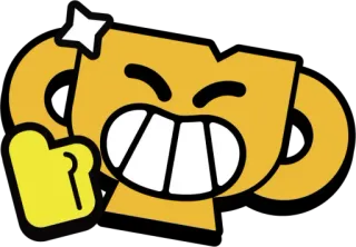 🏆 トロフィー, 中指, ジェスチャー, 絵文字, 漫画 telegram sticker