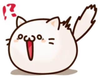 🐱 に кот, каваи, милый, животное, наклейка telegram sticker