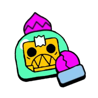 😠 Grom Brawl Stars brawl stars, grom, sticker, spiel telegram sticker