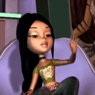 ⚡️ Jade Bratz desenho animado, boneca, personagem, Bratz, Jade telegram sticker