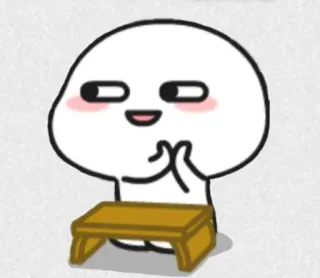 🌷 การ์ตูน, ตัวละคร, โต๊ะ, คาวาอิ, น่ารัก telegram sticker