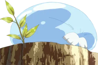 👨‍🦳 Rimuru Tempest That Time I Got Reincarnated as a Slime Anime, Slime, Isekai, Monstro, Fantasia telegram sticker