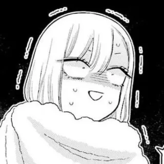 😰 Anime, Manga, Fille, Choqué, Expression, Dessin animé telegram sticker