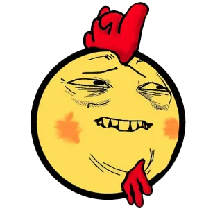 🌝 chicken, meme, funny, bird, animal, cartoon whatsapp sticker