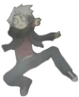 😨 Anime, Personaggio, Manga, Arte, Illustrazione telegram sticker