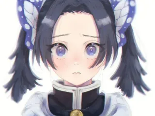 🥺 Kanao Tsuyuri Demon Slayer Anime, Demon Slayer, Kanao Tsuyuri, Mangá, Fofo, Garota telegram sticker