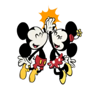 Микки и друзья @StikerDi telegram stickers