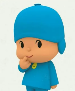 🤔 Pocoyo Cartoon, Personage, Kinderen, Pocoyo, Animatie telegram sticker