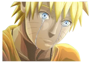 😭 Naruto Uzumaki Naruto anime, manga, naruto, crying, sad, character telegram sticker
