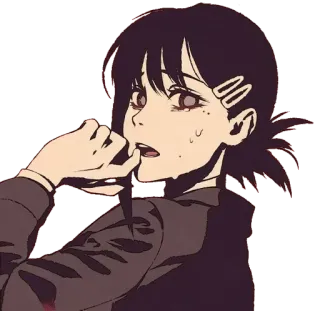 😍 Kobeni Higashiyama Chainsaw Man Anime, Manga, Kobeni, Chainsaw Man, Personaje, Animación Japonesa telegram sticker
